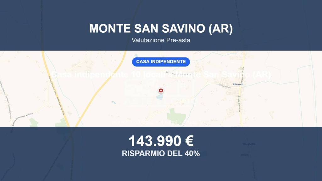 casa indipendente in vendita a Monte San Savino in zona Verniana