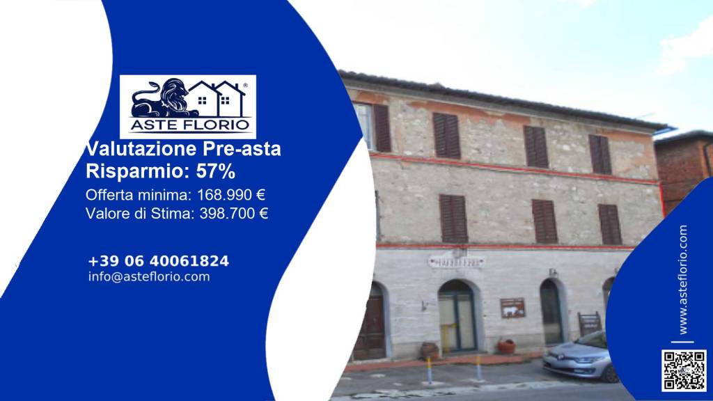 appartamento in vendita ad Asciano in zona Arbia