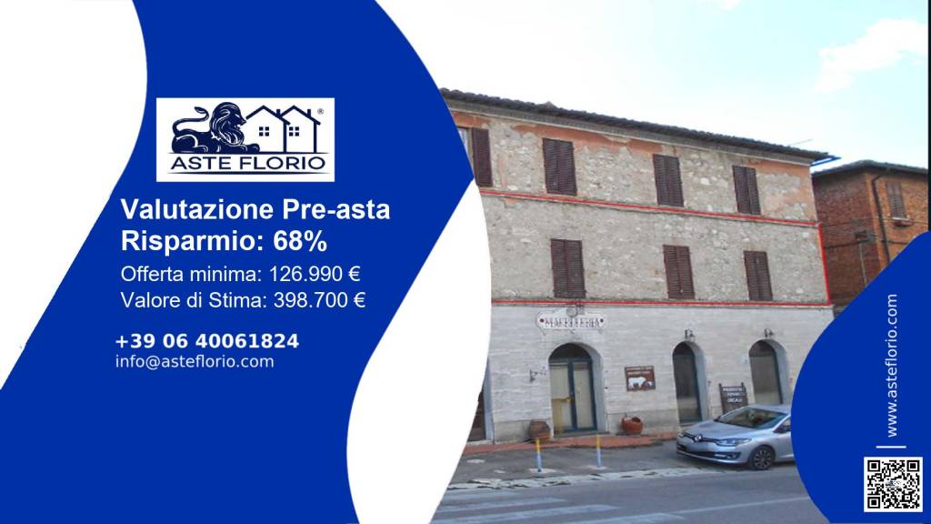appartamento in vendita ad Asciano in zona Arbia