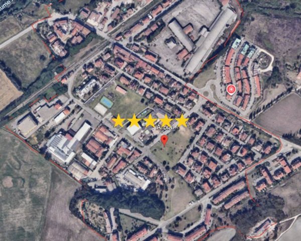 appartamento in vendita ad Asciano in zona Arbia