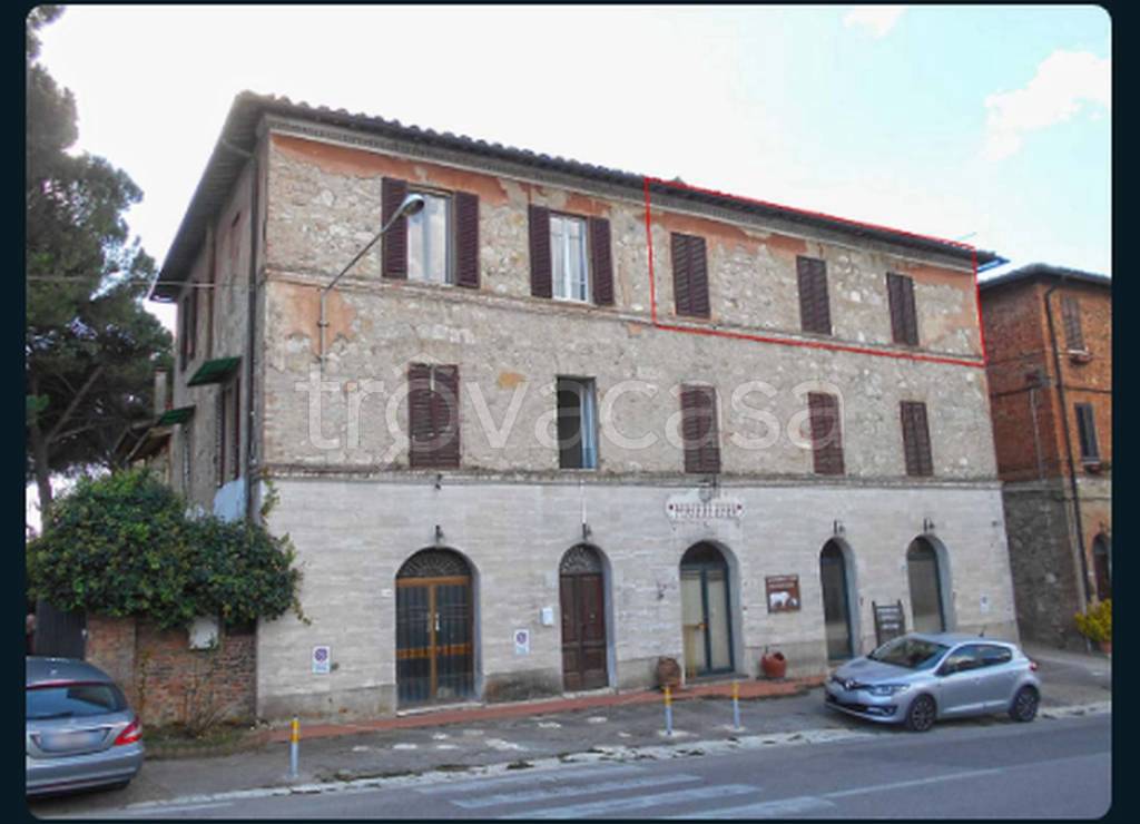 appartamento in vendita ad Asciano in zona Arbia