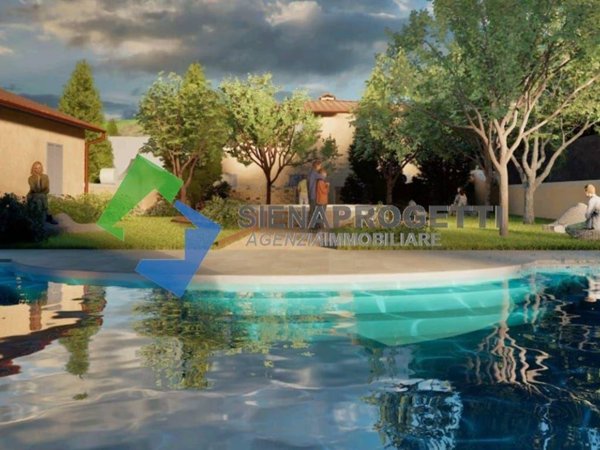 casa indipendente in vendita ad Asciano in zona Torre a Castello