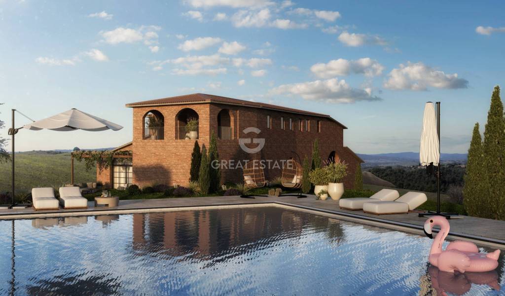 casale in vendita ad Asciano
