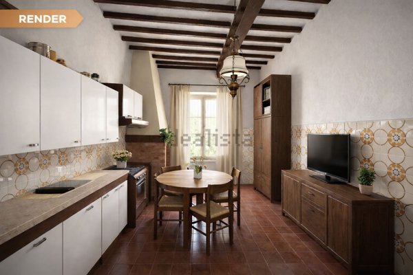 appartamento in vendita a Buonconvento in zona Percenna