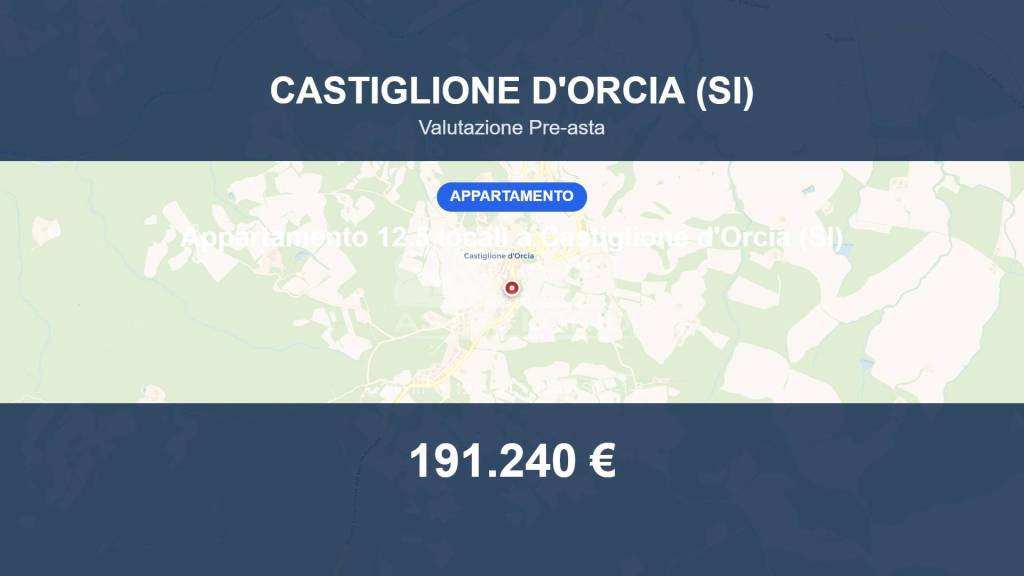 appartamento in vendita a Castiglione d'Orcia in zona Rocca d'Orcia