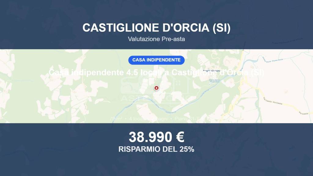 casa indipendente in vendita a Castiglione d'Orcia in zona Campiglia d'Orcia