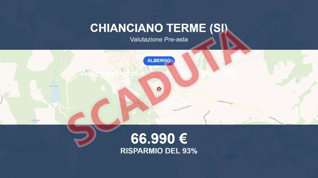 albergo in vendita a Chianciano Terme