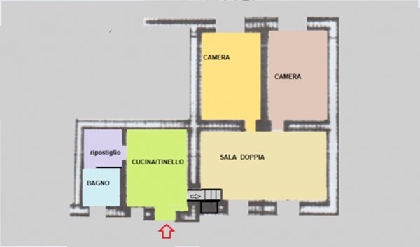 appartamento in vendita a Chiusdino