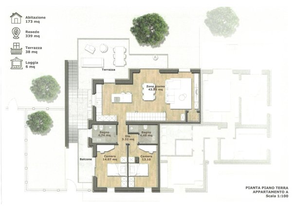 appartamento in vendita a Monteriggioni