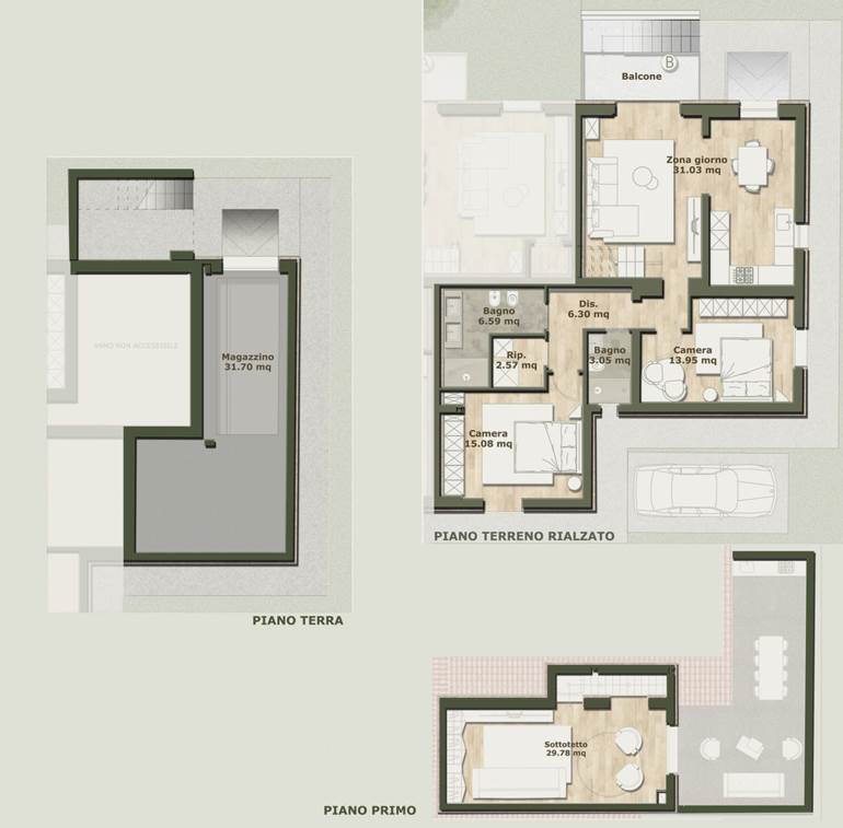 appartamento in vendita a Monteriggioni