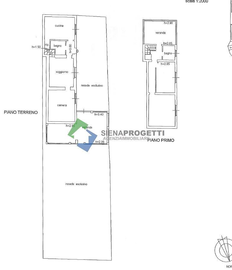 appartamento in vendita a Monticiano in zona Iesa