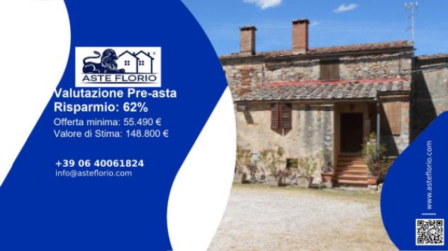 appartamento in vendita a Monticiano in zona Tocchi