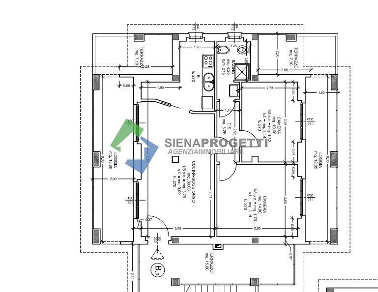 appartamento in vendita a Murlo in zona Vescovado