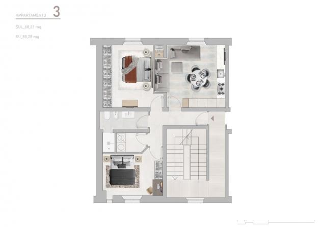 appartamento in vendita a Poggibonsi in zona Centro Storico