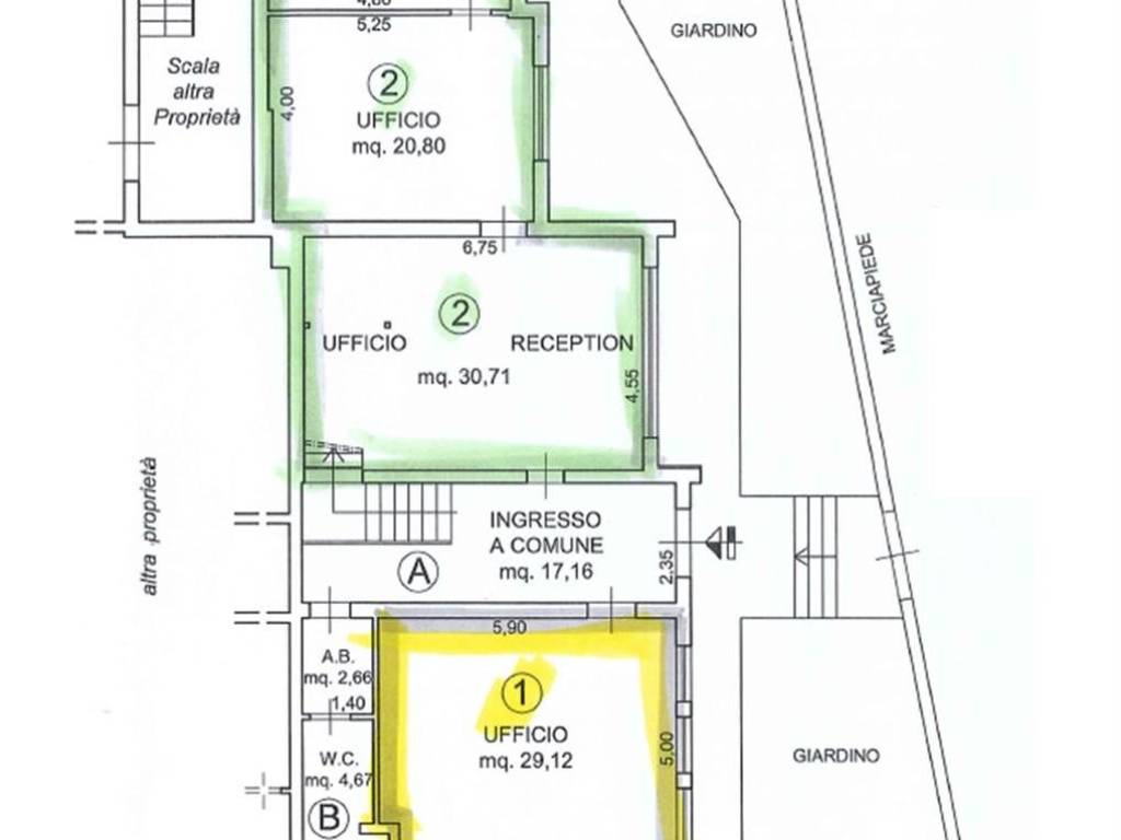ufficio in vendita a Poggibonsi in zona Centro Storico