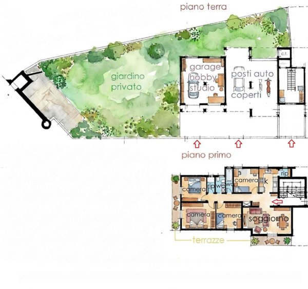 casa indipendente in vendita a Poggibonsi in zona Centro Storico