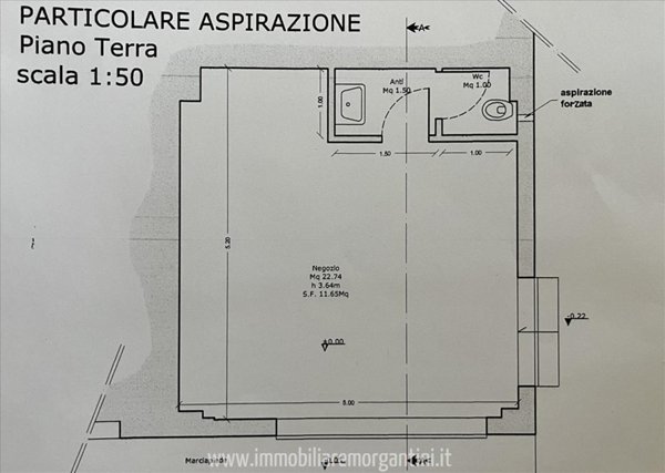 locale commerciale in vendita a Sarteano