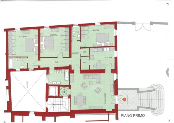 appartamento in vendita a Siena in zona Centro Città