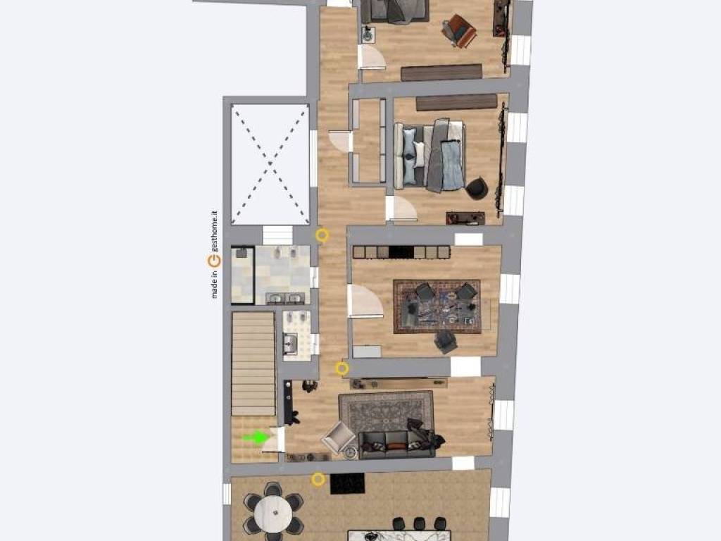 appartamento in vendita a Siena in zona Centro Città