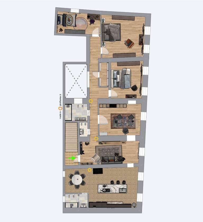 appartamento in vendita a Siena in zona Centro Città