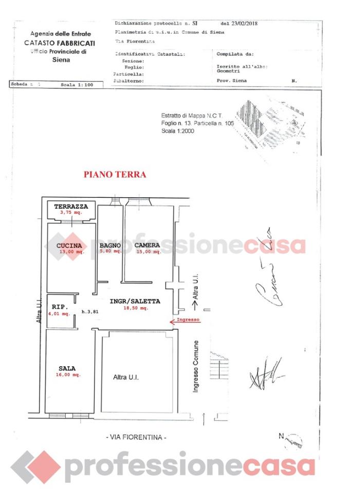 appartamento in vendita a Siena in zona San Miniato