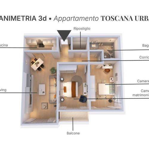 appartamento in vendita a Siena in zona San Miniato