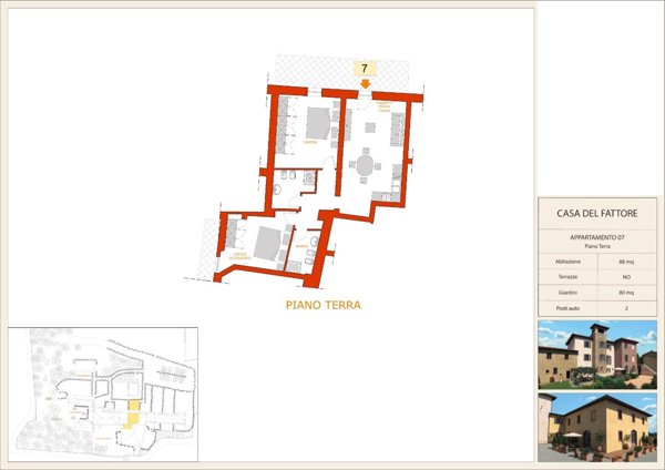 appartamento in vendita a Siena in zona Pieve a Bozzone