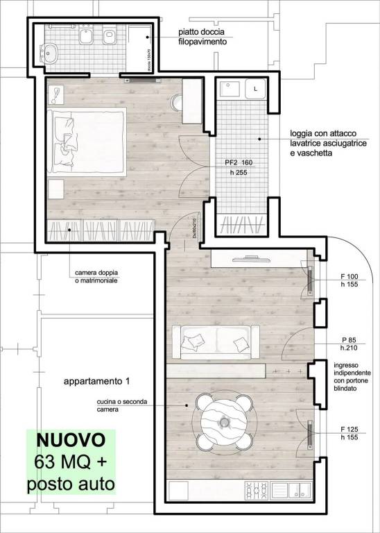 appartamento in vendita a Siena in zona Isola d'Arbia