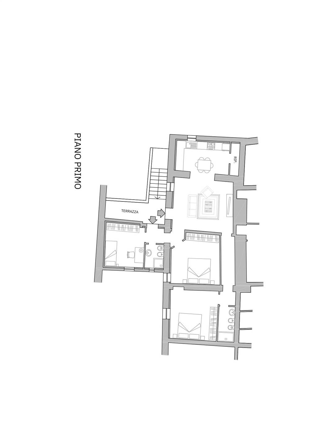 appartamento in vendita a Siena in zona San Miniato