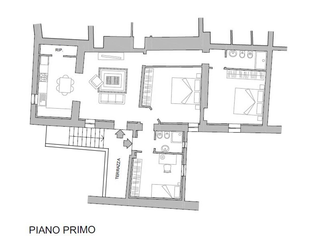appartamento in vendita a Siena in zona San Miniato