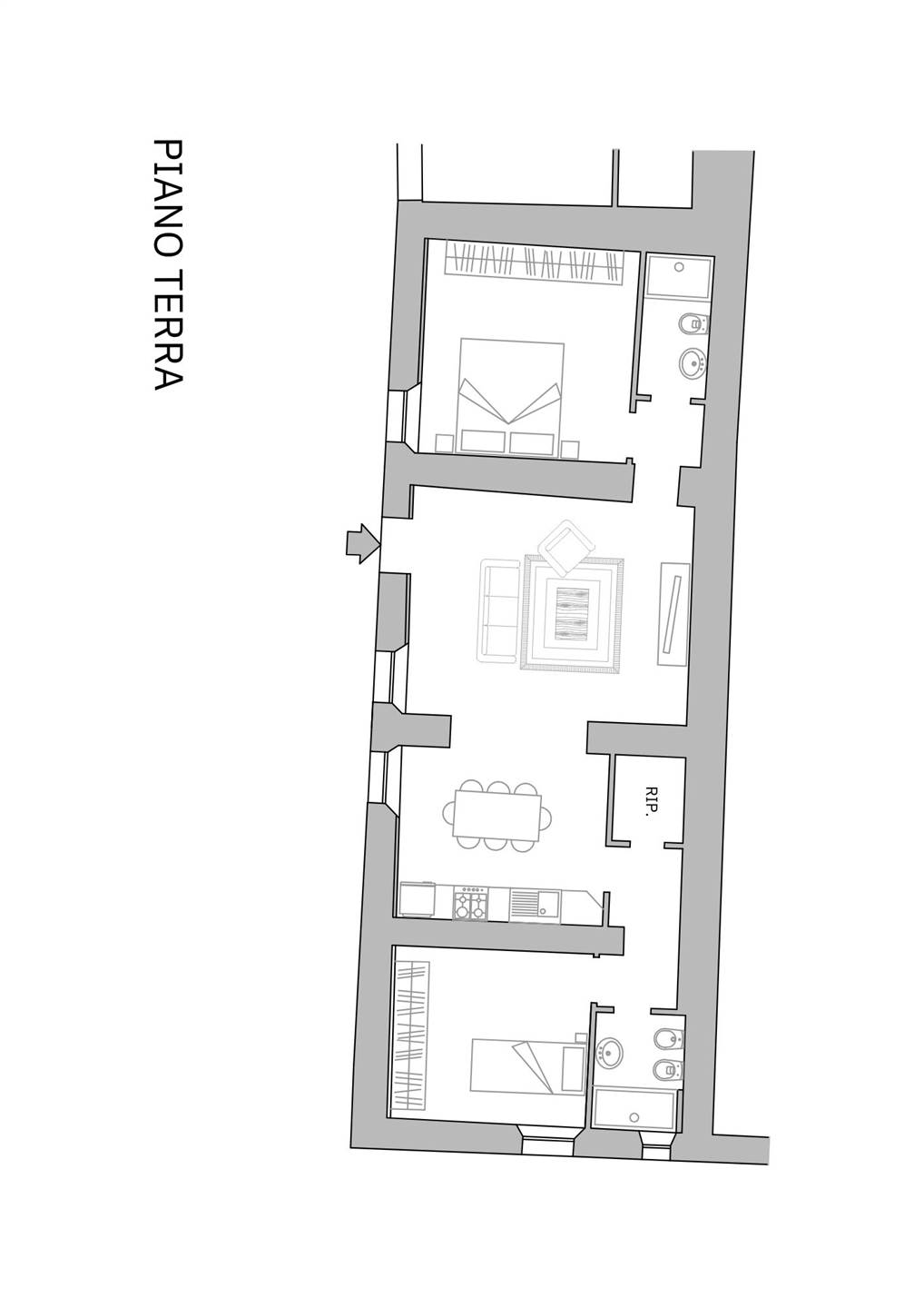 appartamento in vendita a Siena in zona San Miniato