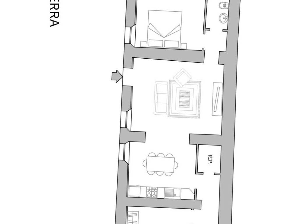 appartamento in vendita a Siena in zona San Miniato
