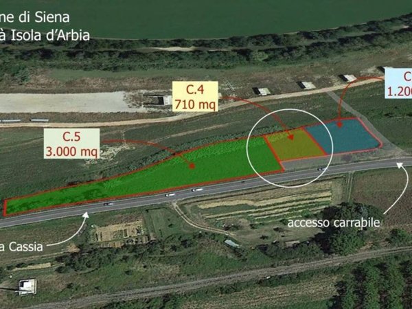 terreno agricolo in vendita a Siena in zona Isola d'Arbia