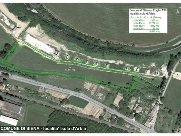 terreno agricolo in vendita a Siena in zona Isola d'Arbia