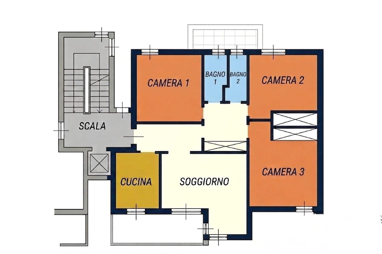 appartamento in vendita a Siena in zona San Dalmazio