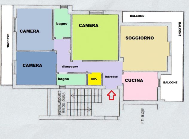 appartamento in vendita a Sovicille in zona Volte Basse.
