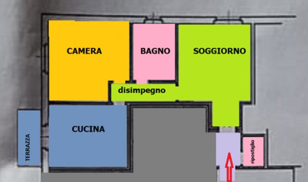 appartamento in vendita a Sovicille in zona Rosia