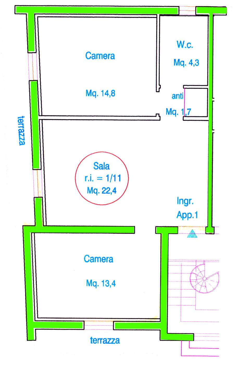 appartamento in vendita a Torrita di Siena