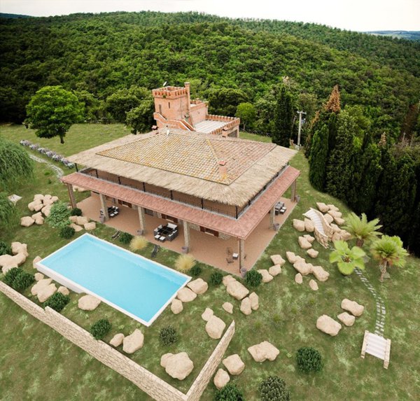 villa in vendita a Trequanda