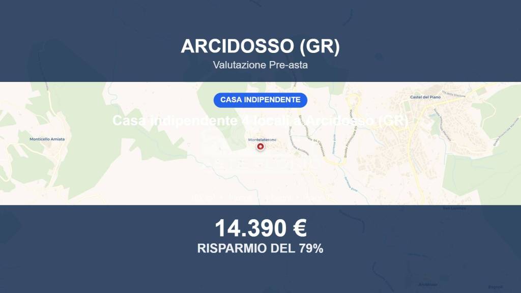 casa indipendente in vendita ad Arcidosso in zona Montelaterone