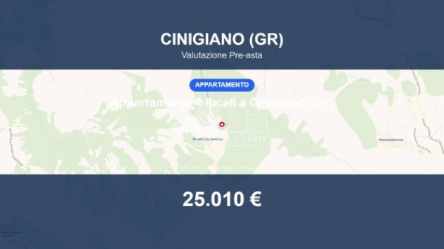 appartamento in vendita a Cinigiano in zona Monticello Amiata