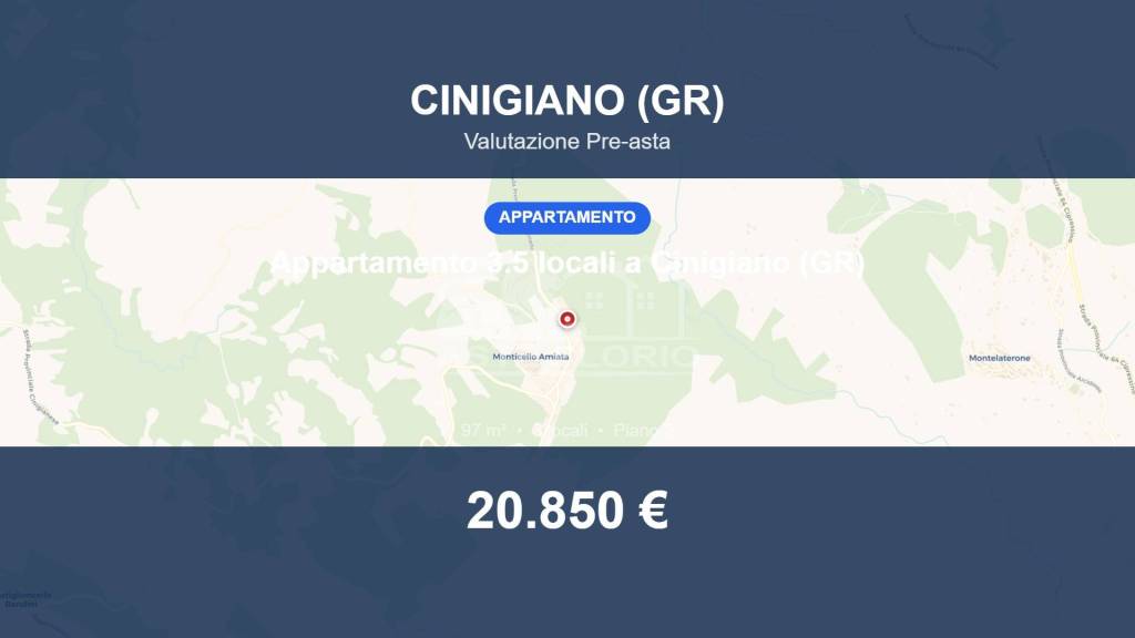 appartamento in vendita a Cinigiano in zona Monticello Amiata
