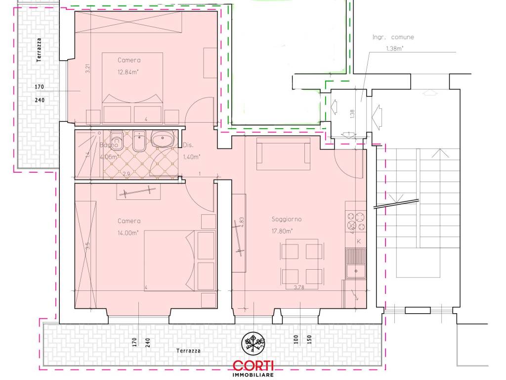 appartamento in vendita a Follonica