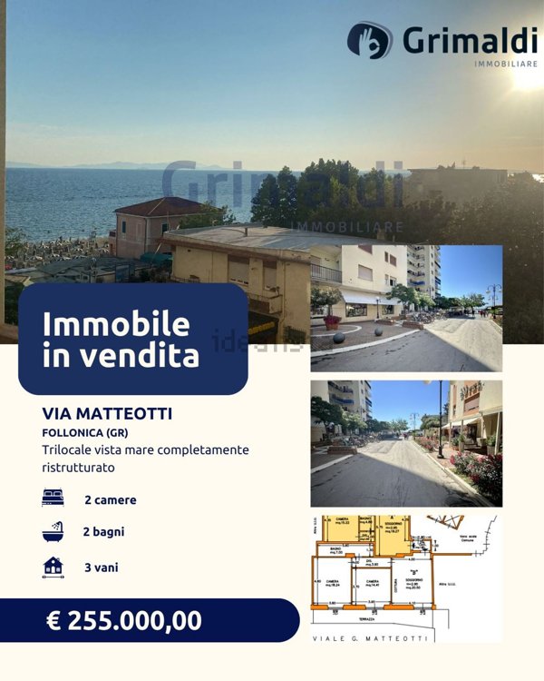 appartamento in vendita a Follonica