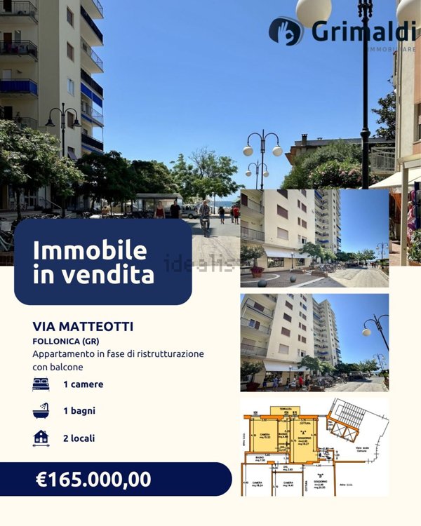 appartamento in vendita a Follonica