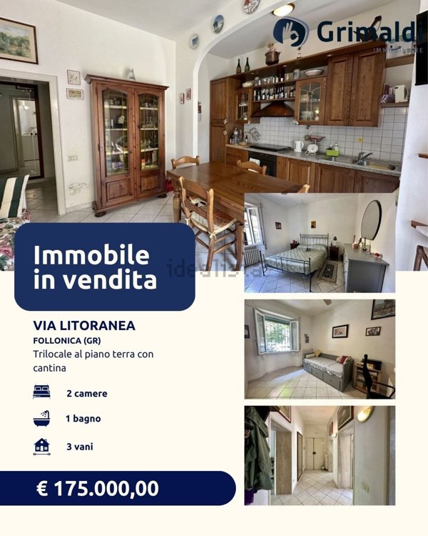 appartamento in vendita a Follonica