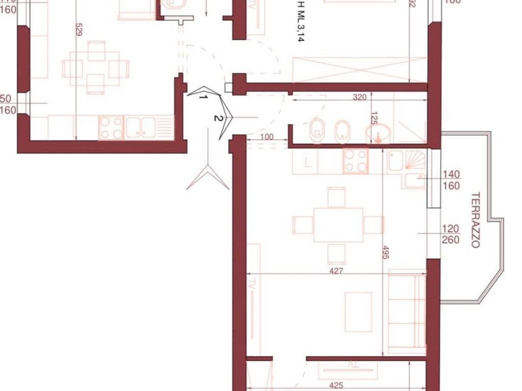 appartamento in vendita a Follonica