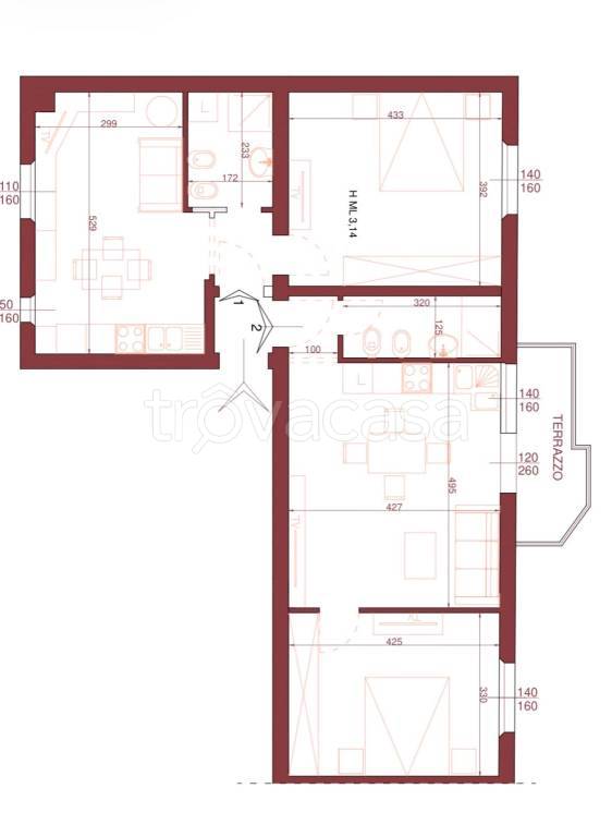 appartamento in vendita a Follonica