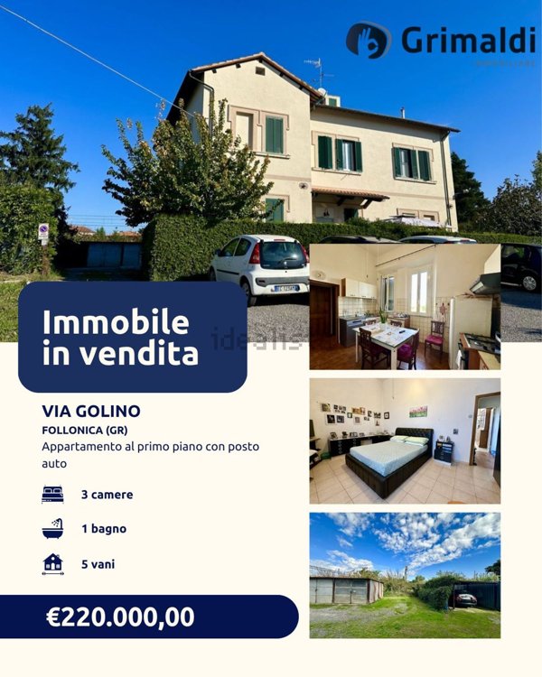 appartamento in vendita a Follonica