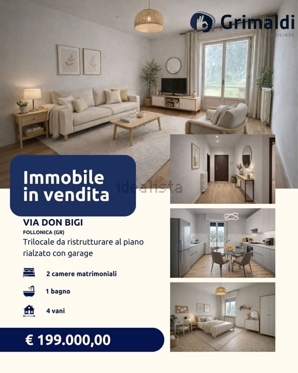 appartamento in vendita a Follonica